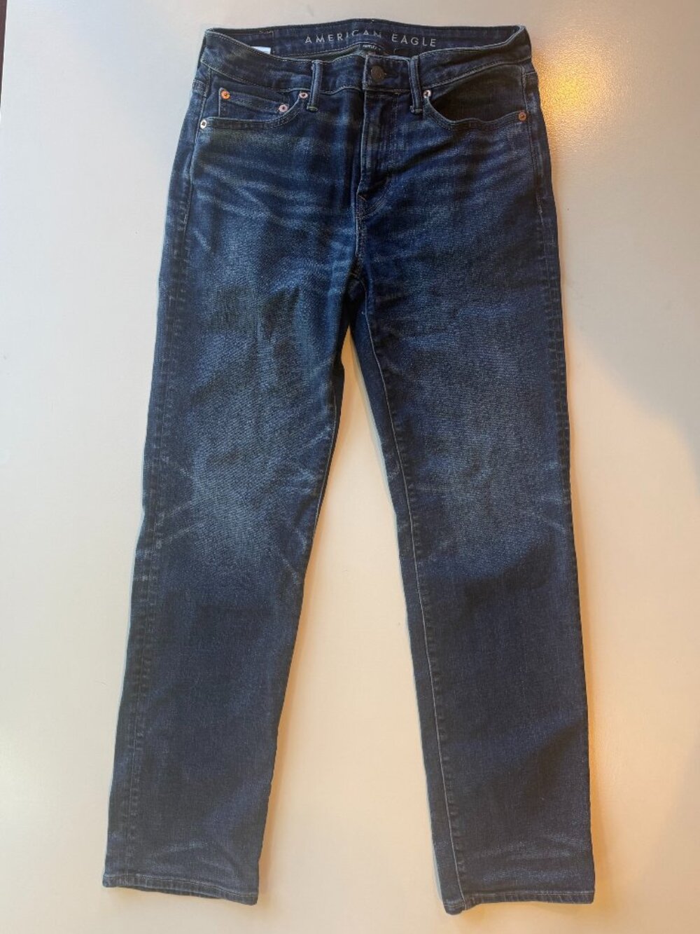 American Eagle AirFlex+ Slim Straight Jeans Men’s 30x32 Dark Wash